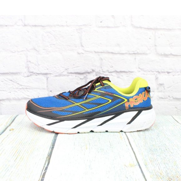 Hoka One One Other - Hoka One One M Clifton 3 Blue Mesh Breathable Running Sneakers Shoes 11.5